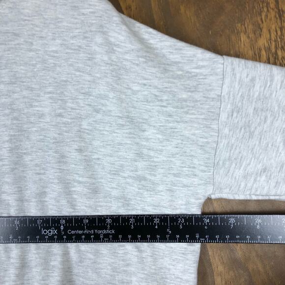 Thread & Supply Womens Sweatshirt Gray Cozy Life High Neck Stretch XS - Picture 7 of 12